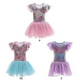 thumbnail image 5 of GYRATEDREAM Girls Ballet Leotards Shot Sleeve and Mesh Outfits Dress Tutu Dress for 1-9 Years, 5 of 5
