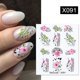 thumbnail image 1 of Calcomanías de agua para uñas con estampado de leopardo de línea abstracta de Harunouta, decoración deslizante de mármol con hojas de flores para el diseño de uñas de otoño Deng Xun unisex, 1 of 2