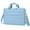 Blue, variant on WRKEKC Clearance Slim Laptop Shoulder Bag - Durable Water-Repellent Briefcase for Office, School, or Travel, Secure Zipper and Trolley Compatibility