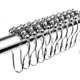 thumbnail image 1 of 12 x pack stainless steel sliding shower curtain rings, 12 individual hooks, 7*4cm, 1 of 4