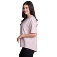 thumbnail image 4 of RBX Active Women's Super Soft Luxe Athleisure Fabric Oversized Short Sleeve T-Shirt, 4 of 5