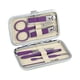 thumbnail image 1 of 1 juego de cortaúñas de manicura, kit de manicura profesional de acero inoxidable 7 en 1, herramientas de cuidado de manicura y pedicura, púrpura, 1 of 7