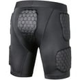 thumbnail image 2 of Padded Compression Shirt Chest Protector Undershirt for Football Soccer Paintball Shirt, 2 of 7