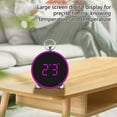 thumbnail image 5 of LED Electronic Alarm Clock - Home Bedroom Bedside Clock with Temperature Display, Plastic Digital Clock, Easy-to-Read Desk Clock for Daily Use, 5 of 9