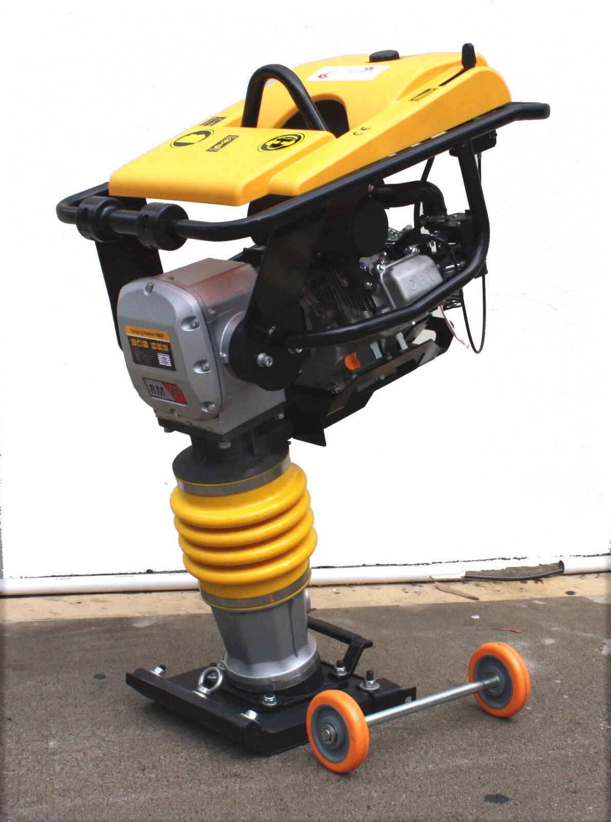 Jumping Jack Tamping Rammer Dirt Soil Tamper Compactor w/6.5HP 196cc