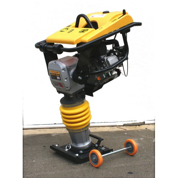 Jumping Jack Tamping Rammer Dirt Soil Tamper Compactor w/6.5HP 196cc