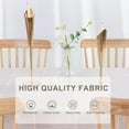 thumbnail image 3 of Nappe Carrée 140x140 Coton Lin Nappe Carrée Coton Nappe à Franges Décoration pour Maison Cuisine Table, 3 of 5
