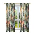 thumbnail image 7 of Yayeee Window Curtains Set of 2 for Living Room Light Filtering 63"x42", Butterfly Leaves, 7 of 7