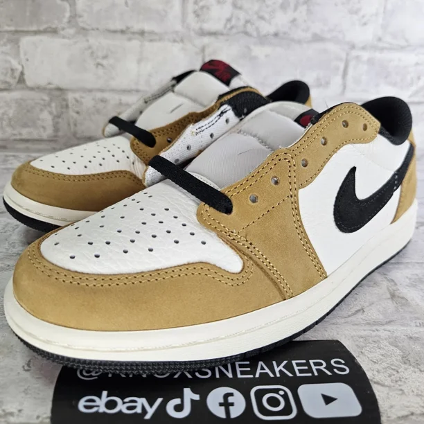 A i r-Jor-dan 1 Retro Low OG Rookie Of The Year New CZ0790-106 Men's Size 8.5