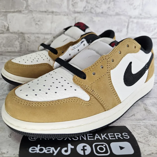 A i r-Jor-dan 1 Retro Low OG Rookie Of The Year New CZ0790-106 Men's Size 8.5