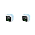 thumbnail image 3 of Reloj de pared digital Bearachild LED Cuadrado Azul 2Conjunto, 3 of 6