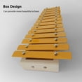 thumbnail image 3 of Xylophone,Handheld Musical 2 Color Metal Wood Color Metal Percussion Musical With Notes Wood Percussion Handheld Musical 13 Percussion, 3 of 7