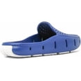 thumbnail image 3 of Floafers Sunset Slide - Unisex Slides - Sectional Traction - Utility Hole at Heel - Scuff-Proof Rubber Outsole Navy Peony/Bright White, 11 Men's/13 Women's Medium, 3 of 4