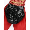 thumbnail image 3 of iiniim Infant Baby Girls Ringmaster Circus Inspired Romper Bodysuit with Feather Hat, 3 of 7
