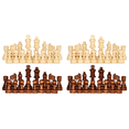 thumbnail image 1 of Damas Figuras Rey 2 Pulgadas 32 Piezas Ajedrez para Juego Mesa, 1 of 9