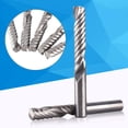thumbnail image 3 of 5pcs Tungsten Carbide End End Mill Single Flute End Mill Power Tool Parts Accessories End Mills Bits 6mm Shank Single Flute Spiral CNC PVC MDF Milling Router, 3 of 8