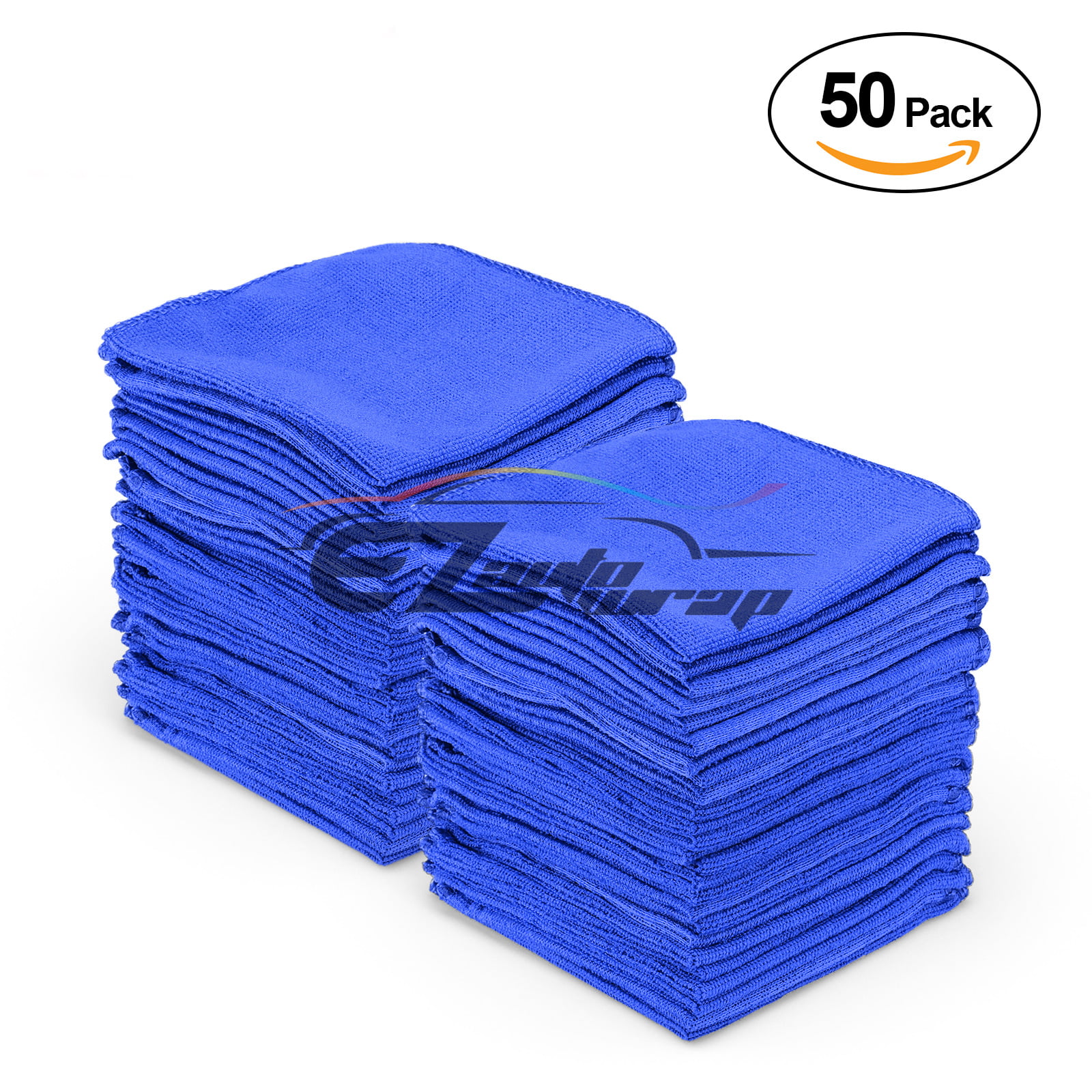 Microfiber Cleaning Cloth Towel Rag Car Polishing No Scratch Detailing Set of 50