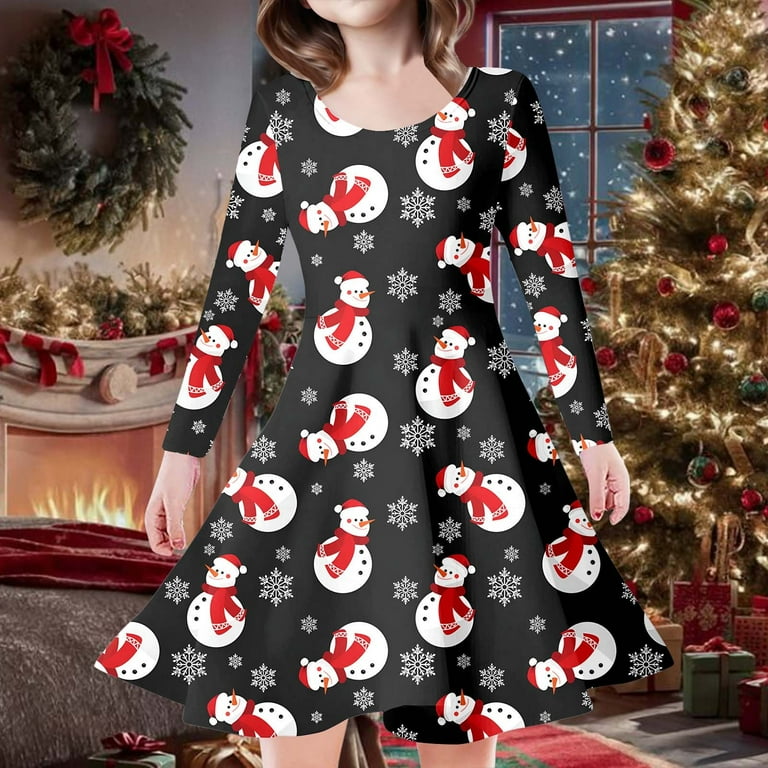 christmas tunic dress Women Christmas Tunic Red Polyester Fiber Sash Dress Polyester Color Block  Christmas Holidays Costumes