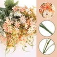 thumbnail image 4 of Xiao Hua Ramo de margaritas artificiales de imitación de flores silvestres para exteriores, paquete de 6, resistente a los rayos UV, de seda, para decoración del hogar, color beige., 4 of 5