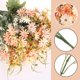 thumbnail image 4 of Xiao Hua Ramo de margaritas artificiales de imitación de flores silvestres para exteriores, paquete de 6, resistente a los rayos UV, de seda, para decoración del hogar, color beige., 4 of 5