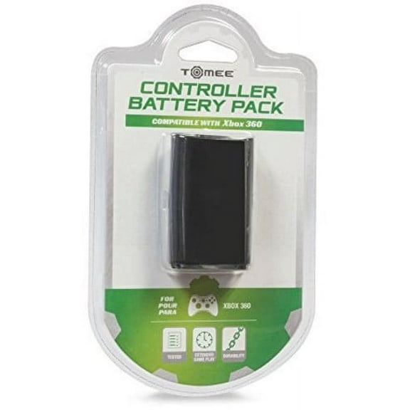 Tomee Controller Battery Pack - Black for Microsoft Xbox 360