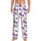 thumbnail image 1 of Fotbe Orchids Flowers Pantalones de Pijama para Hombre, Pantalones de Dormir, Pantalones de Casa con Cintura Ajustable y Bolsillos-3X-Large, 1 of 6