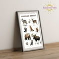 thumbnail image 2 of Eastern Print Educational Woodland Animals Poster, Toddler Activity Toys Decor, Preschool Poster, Kids Study Material Wall Art for Nursery, Classroom, Bedroom, Pre School Kid Learning, UNFRAMED 11x14, 2 of 4