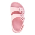 thumbnail image 5 of Wonder Nation Toddler Girls Two Buckle Jelly Sandals, 5 of 6
