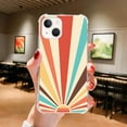 thumbnail image 2 of Sunrays Art Case Compatible with iPhone 13 Mini,Aesthetic Art Design TPU Full Cover Shock-proof Case, 2 of 6