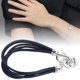 thumbnail image 5 of Pulsera De Cuero PU, Diseño De Colgante De Corazón Pulsera De Joyería Suave Y Cómoda Para Regalo De Novia Para Regalo De Amor Para Niñas Accesorios Para Accesorios De Moda ANGGREK PU Leather Bracelet, 5 of 8