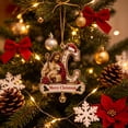 thumbnail image 7 of Christmas Decorations Indoor Clearance - 1PC Christmas C Letter Ornaments with Bells, Shatterproof Acrylic Christmas Tree Ornament Decorations, Winter Hanging Decor for Xmas Tree, Fireplace (C), 7 of 7