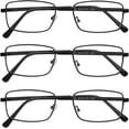thumbnail image 2 of Success Eyewear Unisex Set of 3 Metal Full Rim Reading Glasses, 2 of 4