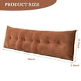thumbnail image 7 of ANMINY Large Headboard Pillow Daybed Cushion Support Backrest Bolster Reading Pillow, 7 of 7