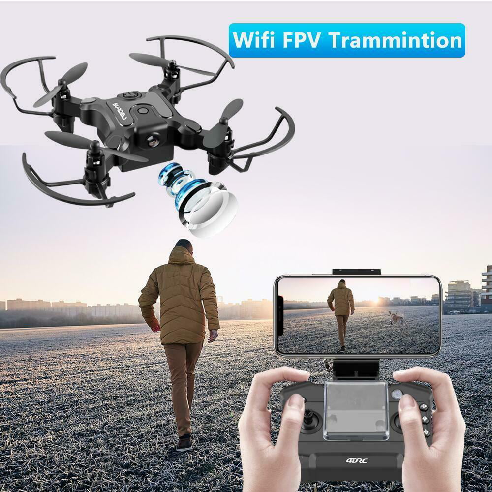 4drc-v2 Foldable Mini RC Quadcopter Drone With 720p HD Camera Selfie 2mp WiFi for sale online 