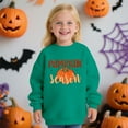 thumbnail image 2 of Mercatoo Toddler Baby Girl Boy Halloween Outfit Pumpkin Crewneck Sweatshirt Long Sleeve Sweater Pullover Top Fall Clothes, 2 of 4
