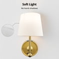 thumbnail image 3 of [Wireless Wall Light] 1Pack wireless wall light, (including bulb) 3 color temperature adjustable, with LED display and remote  rechargeable battery 2000mAh, 3 of 10