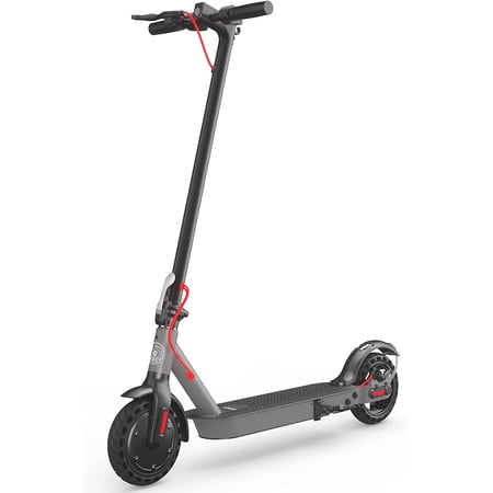 Hiboy S2 Electric Scooter - 8.5 In. Solid Tires, Up to 17 Miles Long-Range & 19MPH Portable Folding Commuting Scooter for Adults with Double Braking System and App