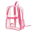 thumbnail image 1 of Mochila transparente de gran capacidad para ordenador de viaje, bolsa de almacenamiento de cosméticos, mochila transparente de PVC, 1 of 6