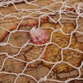 thumbnail image 3 of (200 cm x 150 cm) Red de pesca decorativa con conchas Decoración para colgar en la pared Tema mediterráneo Red de peces de playa marina (marfil) JAMW Sencillez, 3 of 5