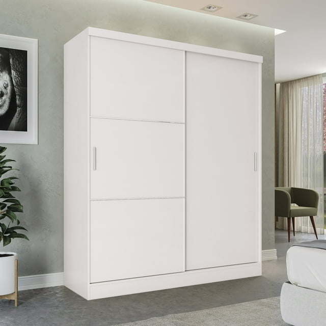 Ropero Closet Individual Kappesberg 2 Puertas Blanco