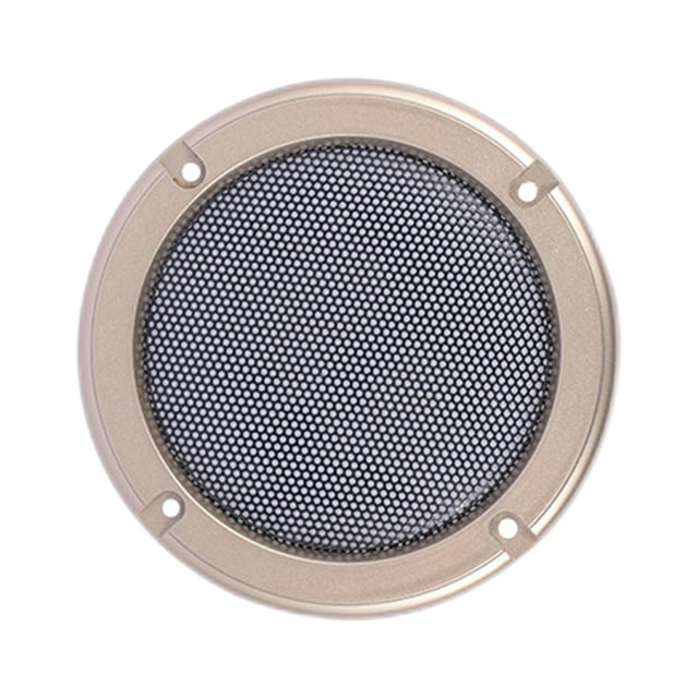 Speaker Grill Mesh Decorative Circle Car Audio Metal Mesh 8 Inch Golden