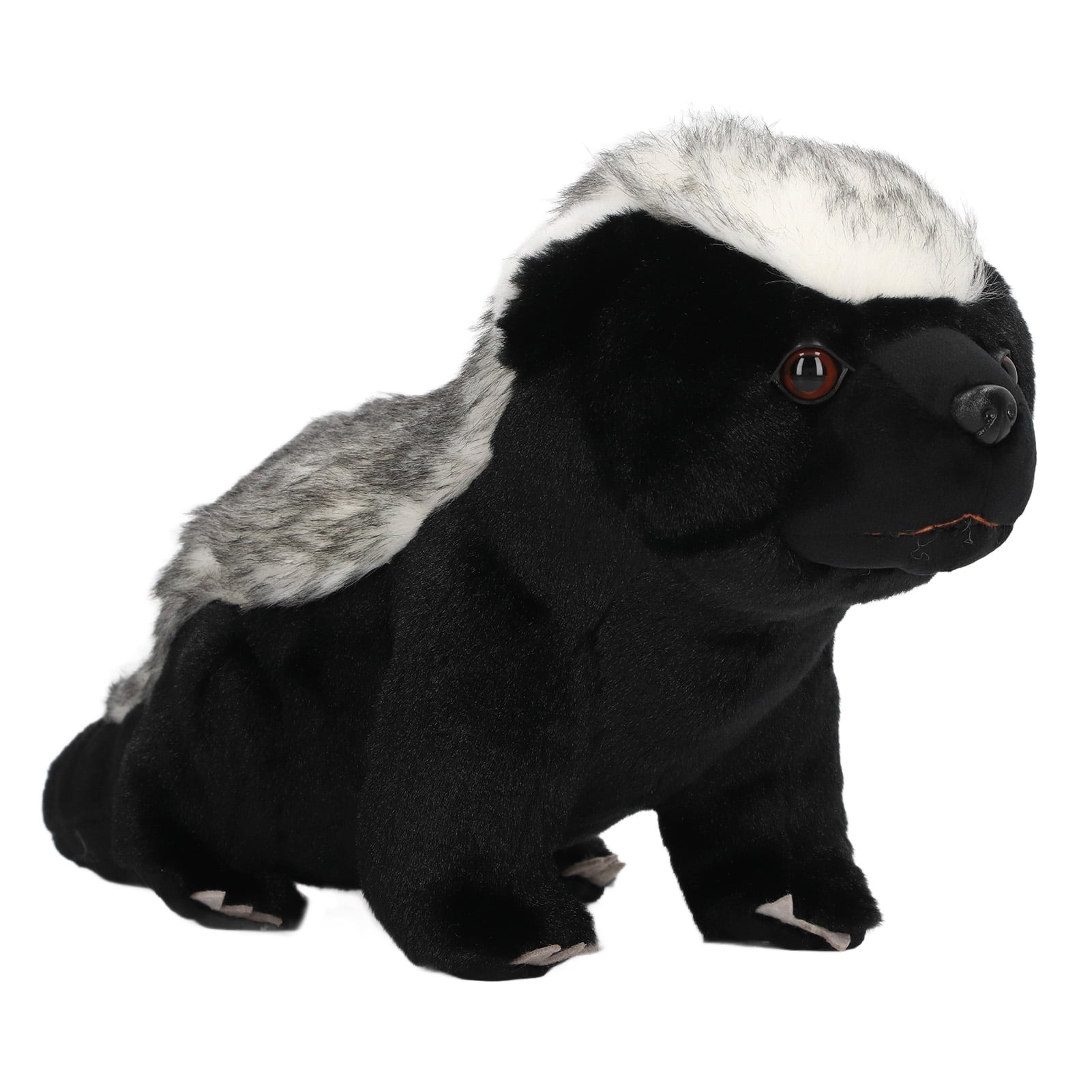 Animal Stuffed Toy, Children Soft PP Cotton Cute Vivid Honey Badger Plush Toy Doll Home