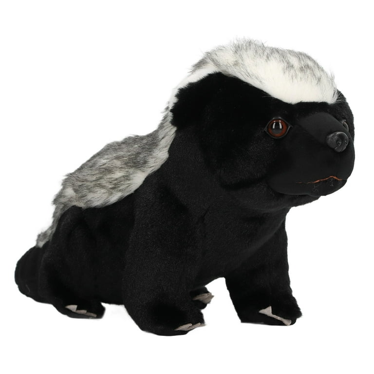Animal Stuffed Toy, Children Soft PP Cotton Cute Vivid Honey Badger Plush  Toy Doll Home Decoration 12 Inch 