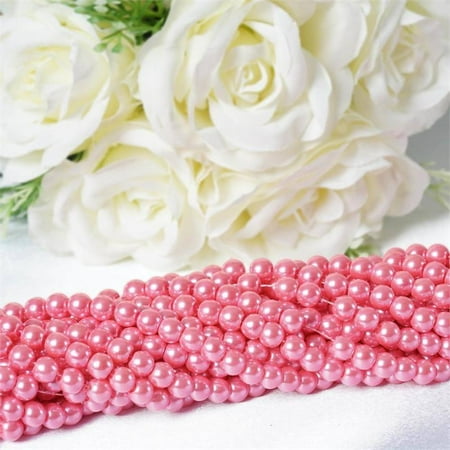 Faux Tabletops - Efavormart 9YARD 8mm Faux Pearl Bead for Party Favor DIY decorations Strands Garland Party TableTop Decoration - 10 Strands