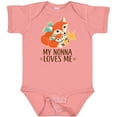 thumbnail image 3 of Inktastic My Nonna Loves Me Grandchild Cute Fox Boys or Girls Baby Bodysuit, 3 of 5