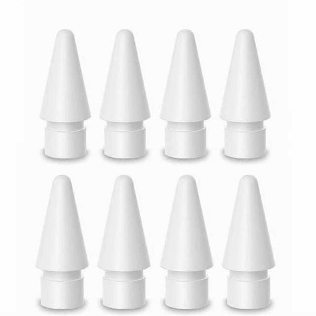 8 Pack Replacement Tip For Pencil Nibs For Pencil 1st & 2nd Generation (white)