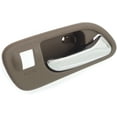 thumbnail image 3 of Interior Door Handle Compatible with 2001-2006 Acura MDX Front, Passenger Side Brown bezel with chrome lever Saddle Type, 3 of 3