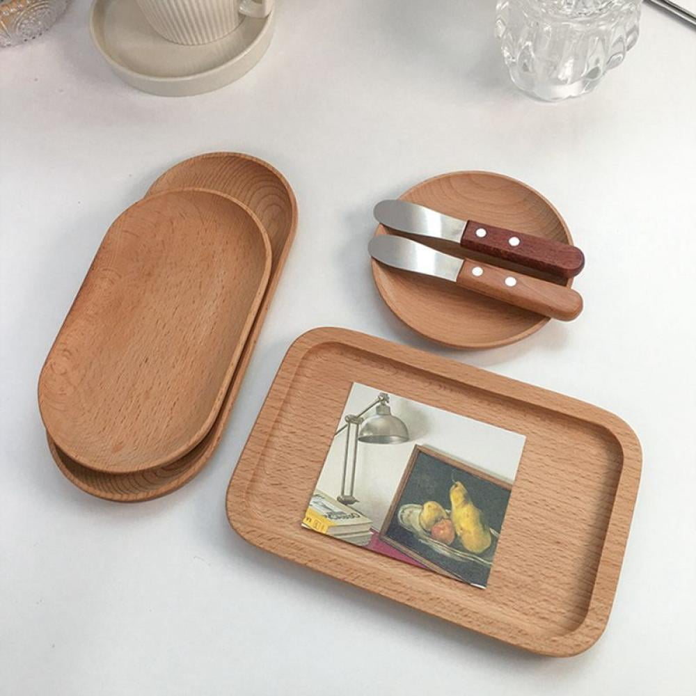 Wooden Nested Serving Trays Wood Trays for Crafts Kitchen Nesting