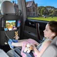 thumbnail image 5 of Organizador de coche para niños, protector de asiento trasero impermeable con soporte para iPad y tableta con pantalla táctil extragrande., 5 of 5