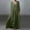 A0406-Army Green, variant on QUINDOS Summer Dresses for Women 2025 Sundress Beach V-neck Long Sleeve Plus Size Dresses Solid Color Pockets Cotton Linen Long Maxi Dresses for Women